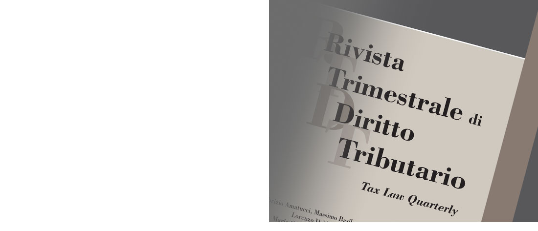 Rivista Trimestrale di Diritto Tributario